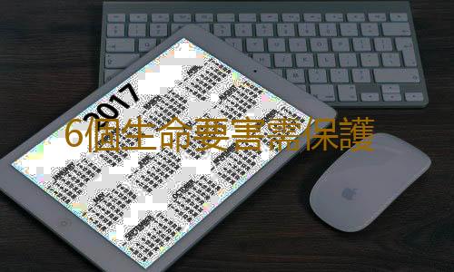 6個生命要害需保護